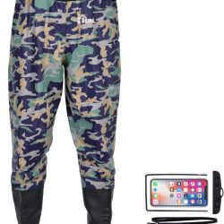 Waterproof Fishing Waist Waders Pants with Boots for Men and Women for Fishing Hunting outdoors